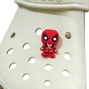 Croc Jibbitz | Deadpool Marvel Shoe Charm | Cute Funko Pop Style